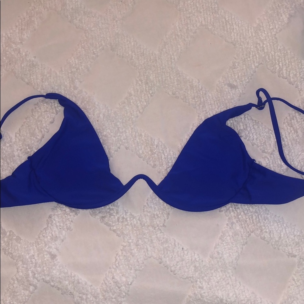 Royal blue bikini top